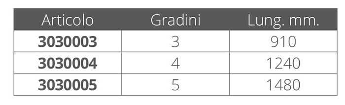 Scaletta in corda 3 gradini mm 910 - Scalette di Poppa e Prua - MTO Nautica  Store