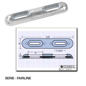 Piastra Scafo Serie Fairline Doppia Asola