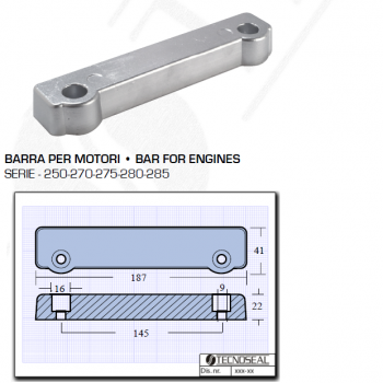 Barra per Motori Serie 250 270 275 280 285