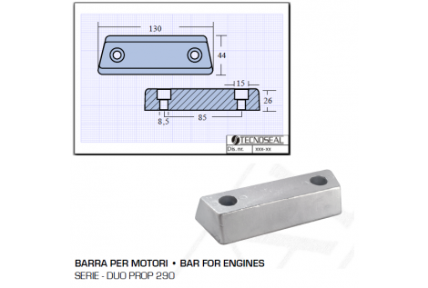 Barra per Motori Serie Duo Prop 290