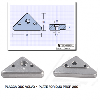 Placca Duo Volvo Prop 290