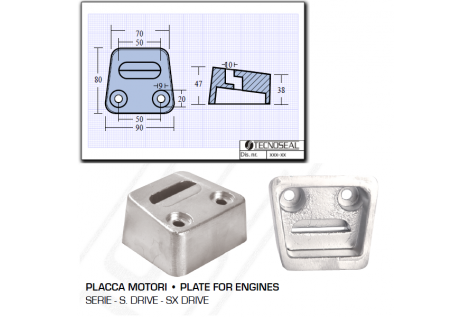 Placca per Motori Serie S.Drive SX Drive