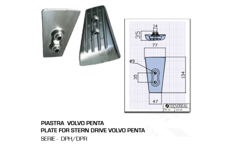 Piastra Volvo Penta Serie DPH DPR