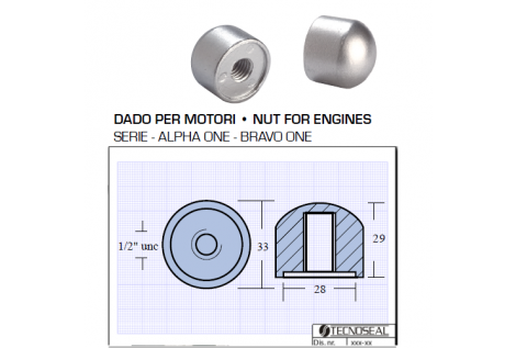 Dado per Motori Serie Alpha One Bravo One