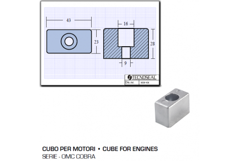 Cubo per Motori OMC Cobra