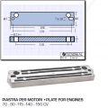 Piastra per Motori Susuky 70 90 115 140 150 CV