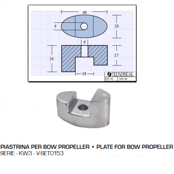 Piastrina per Bow Propeller