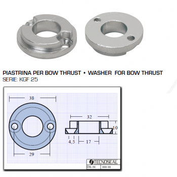 Piastrina per Bow Thrust KGF 25