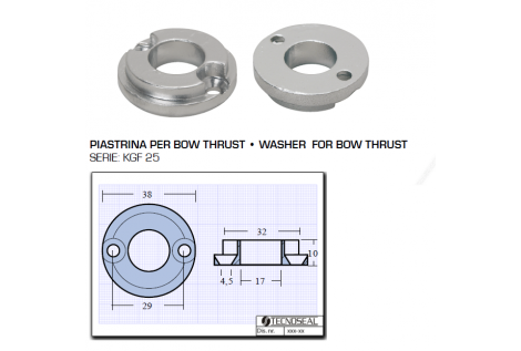 Piastrina per Bow Thrust KGF 25