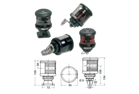 Fanali di Navigazione per Scafi fino a 20 m DHR