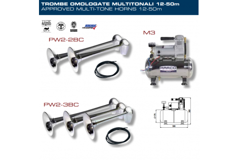 Tromba Marco Omologata Multitonale