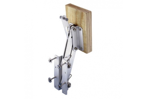 Supporto Base Fissa in Alluminio Anodizzato e Legno