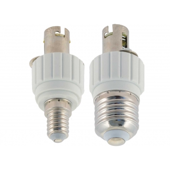 Adattatori E14/E27 per Lampadine BA15D