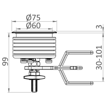 Alzapagliolo Eclipse MK2 75 mm  