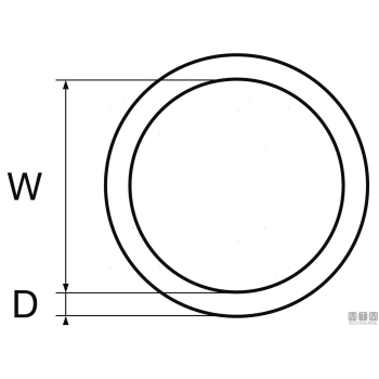 Anello d8x70mm inox< 
