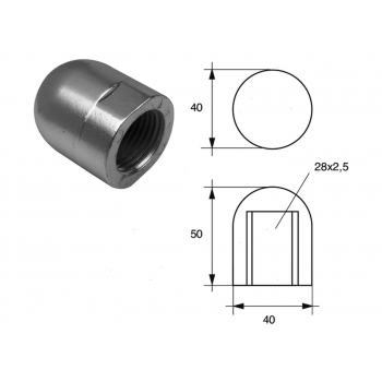 Anodi Ogiva Threaded M