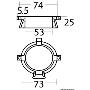 Anodo collare Alpha 