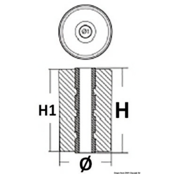 Anodo in Magnesio per Scarico Volvo DPH/DPR 