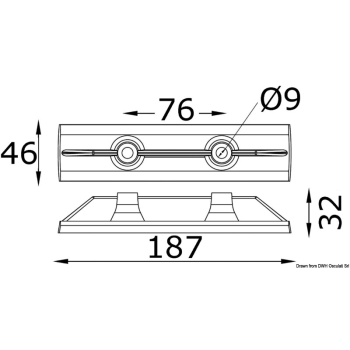 Anodo zinco barra entrobordo Yamaha 