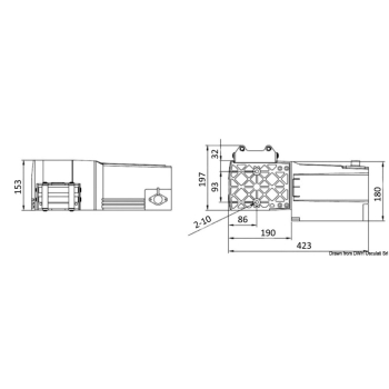 Arganello elettrico 2400 Kg 1200W 24V 