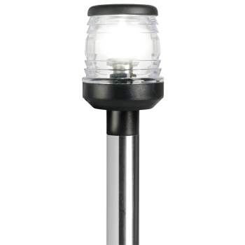 Asta 360° led abbattibile inox 