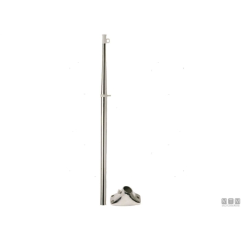 Asta bandiera cap h600 d20mm inox< 