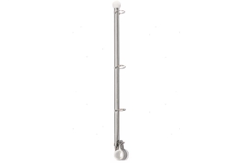 Asta Portabandiera Clamp Inox