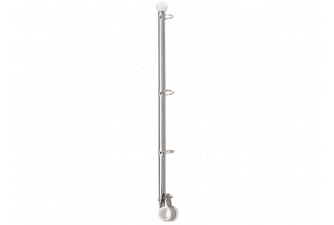 Asta Portabandiera Clamp Inox