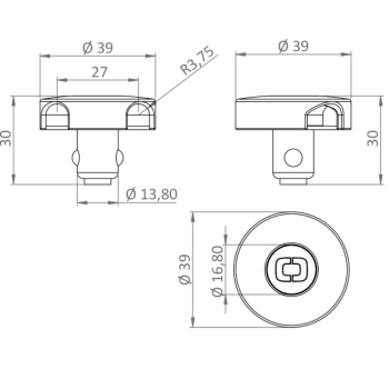 Attacco rapid lock parte removibile Attacco rapid lock parte removibile