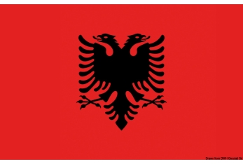 Bandiera Albania 30 x 45 cm 