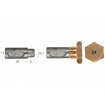 Barrotti Motore Aifo-Fiat (13x26+8mm)