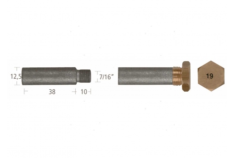 Barrotti Motore Caterpillar (12,5x38mm)