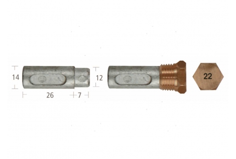 Barrotti Motore Ford (14x26mm)