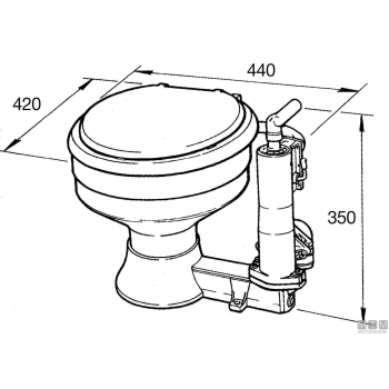 Base toilet rm69