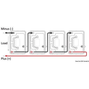 Batterie al litio Lifos 12,8 V 68 Ah 