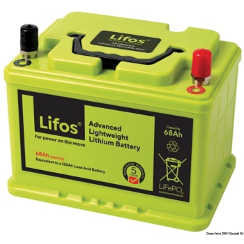 Batterie al litio Lifos 12,8 V 68 Ah 