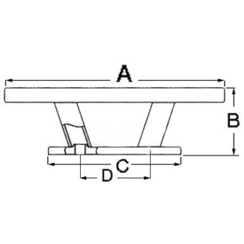 Bitta inox Nordik 500mm 