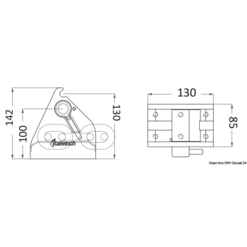 Blocca catena 12/13mm DIN766 - 14mm - 12,5 mm con  