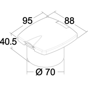 Box doccia New Edge bianco tubo nylon 2,5 m 