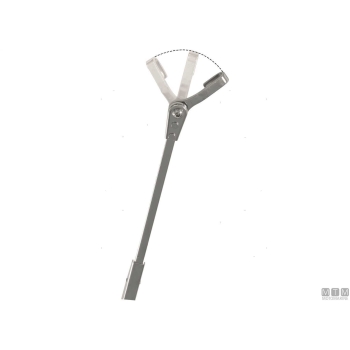 Braccio roca tip 324/460mm inox brunito 