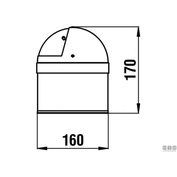 Bussola rv urania bu7 hs inox 