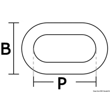 Catena calibrata zincata a fuoco grado 70 10 mm x  