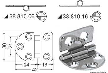 Cerniera inox 