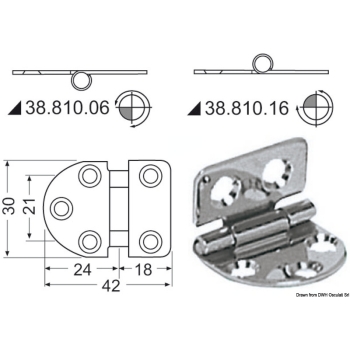 Cerniera inox 