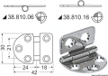 Cerniera inox 