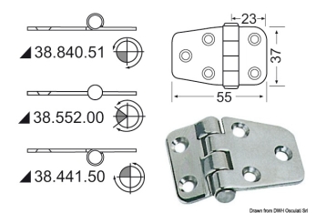 Cerniera inox 