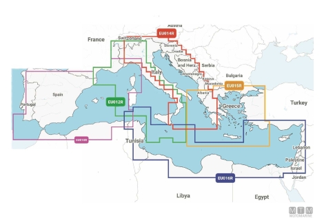 Chart navionics+ naeu016r 