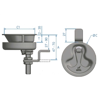 Chiusura a Compressione Roca 70T