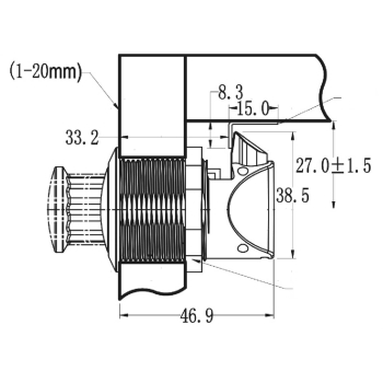 Chiusura a Spinta JF Turn Knob