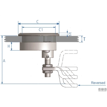 Chiusura compressione roca d61mm a40/65 